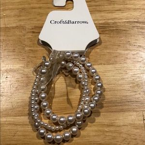 BNWT • Croft&Barrow Pearl Bracelets